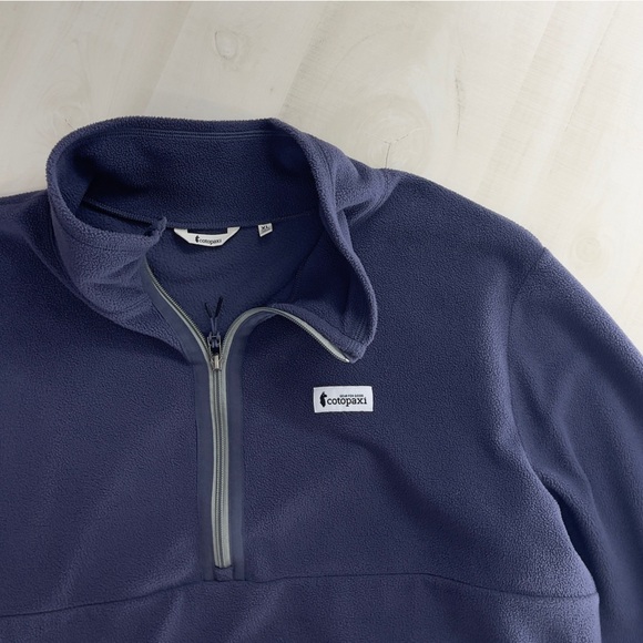 COTOPAXI men’s fleece pullover jacket hiking travel soft XL blue gray unisex - Picture 5 of 7